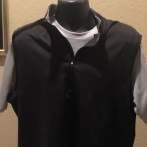 Large Black Golf Vest